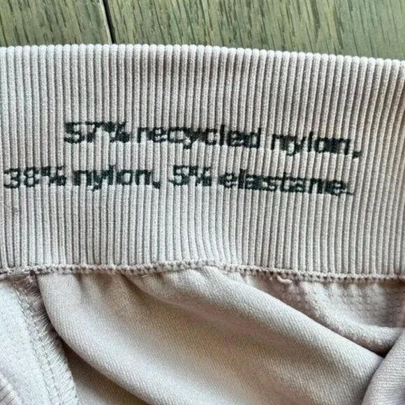 Organic Basics Recycled High-Waist Leggings Size XS-S Pink Beige Sustainable - Picture 6 of 9